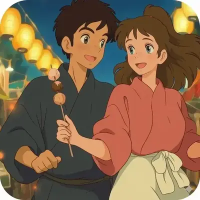AI Art Style: Dreamy anime