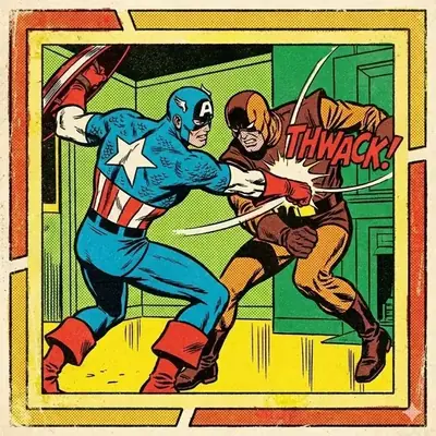 AI Art Style: Heroic Comic
